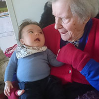 Sophie with Mumzum, May 2017